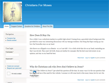 Tablet Screenshot of christiansformoses.com